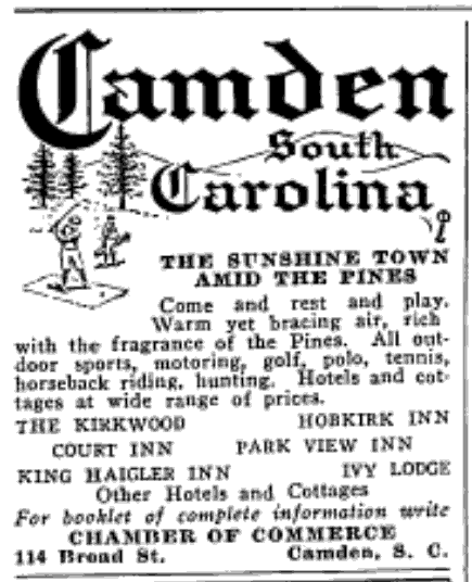 Early polo match at Camden